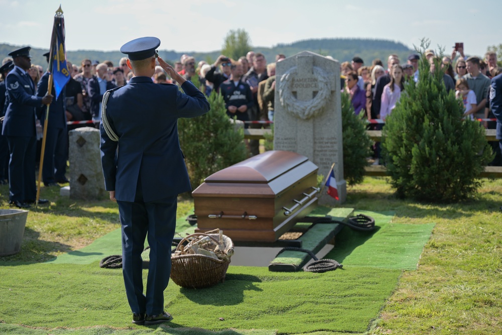 WWI Ace Capt. Hamilton Coolidge Reinterred in Chevières After 106 Years