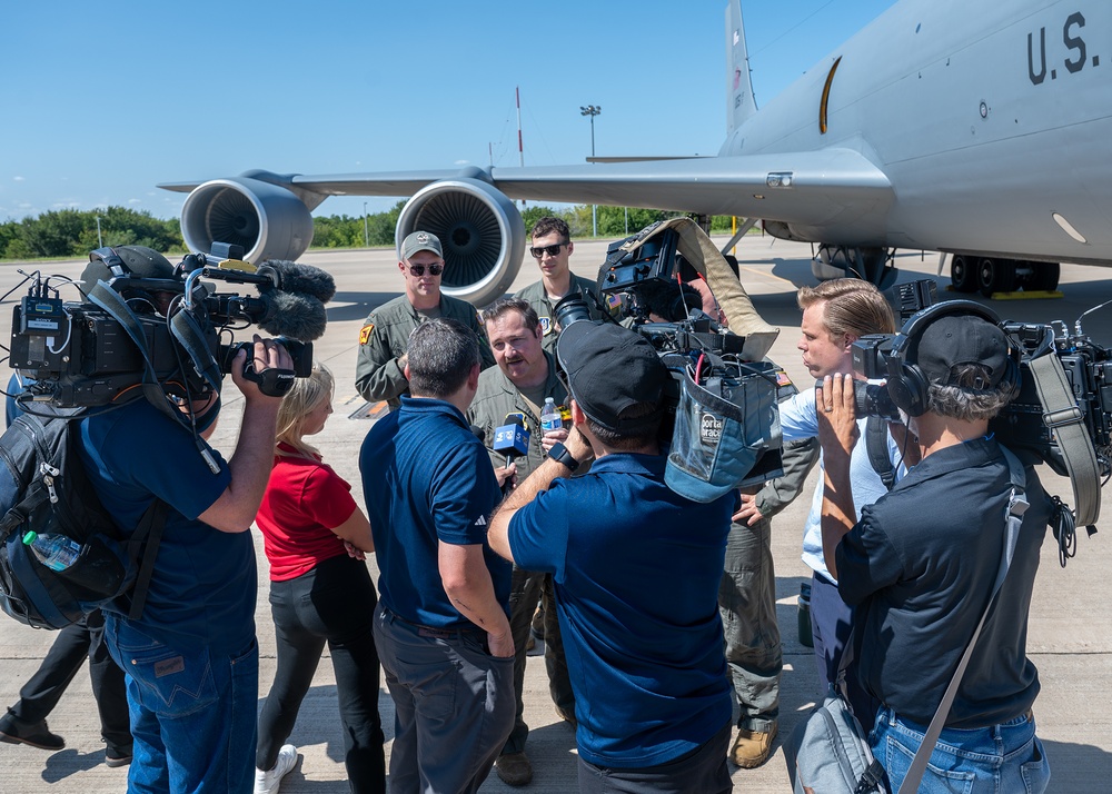 77th Air Force Birthday Media Orientation Flight