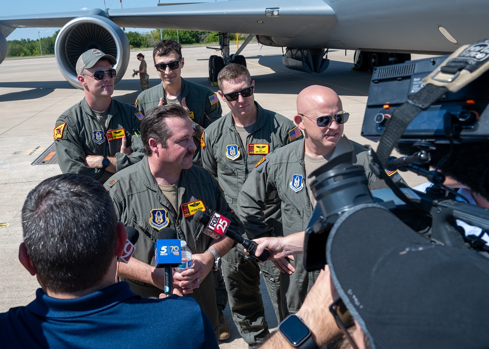 77th Air Force Birthday Media Orientation Flight