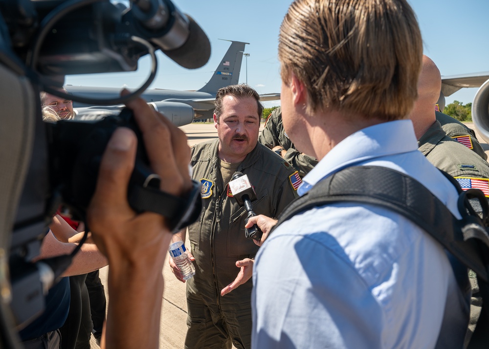 77th Air Force Birthday Media Orientation Flight