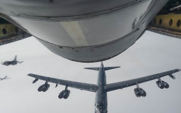 B-52 Stratofortress crosses Alaska