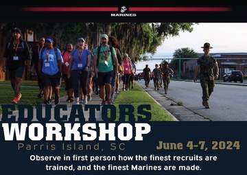Recruiting Station Columbia Educators Workshop 2024 Flyer