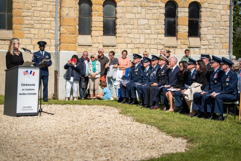 WW1 Ace Capt. Hamilton Coolidge Reinterred in Chevières After 106 Years