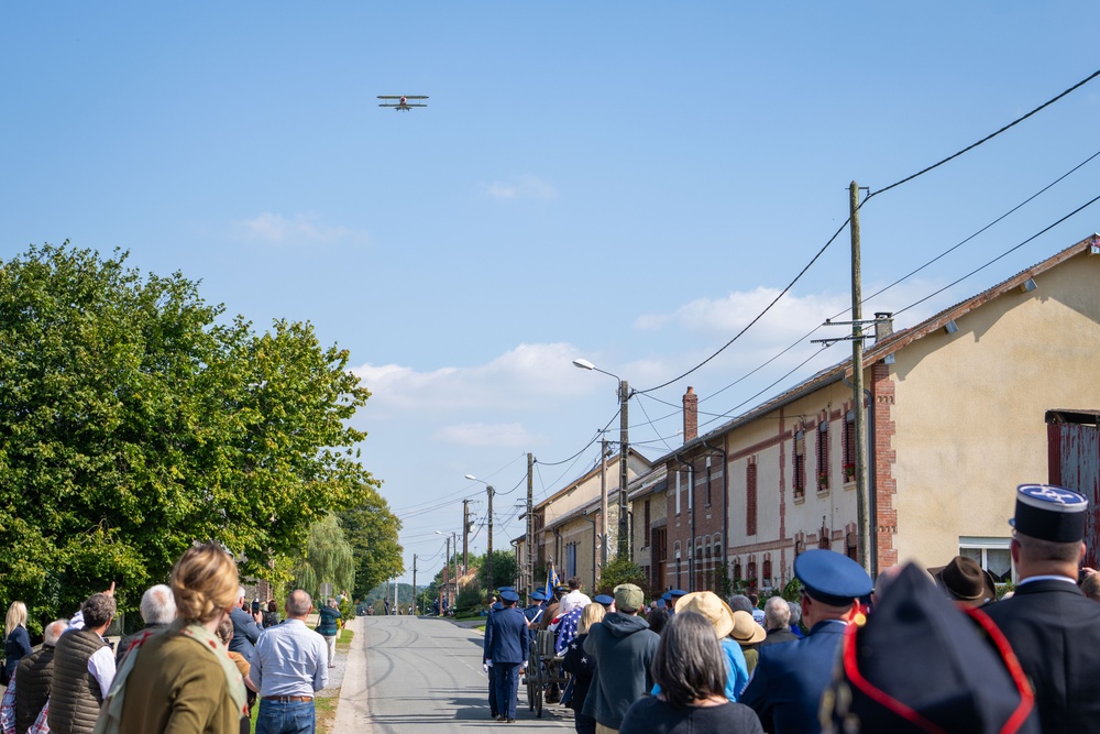 WW1 Ace Capt. Hamilton Coolidge Reinterred in Chevières After 106 Years