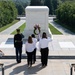 Members of Leadership VA Participate in a Public Wreath-Laying Ceremony at the Tomb of the Unknown Soldier