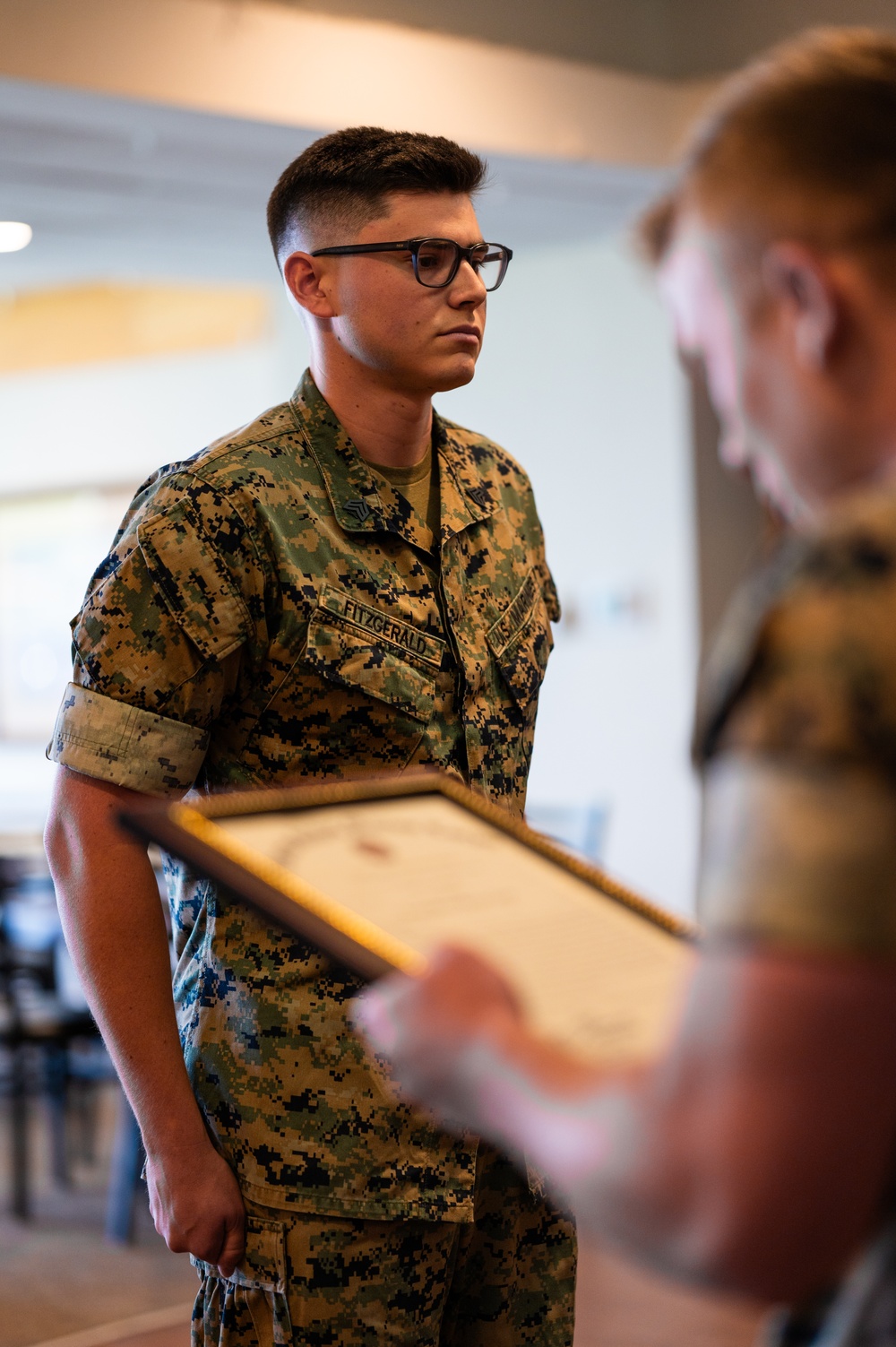 Marine Promoted to Staff Sergeant