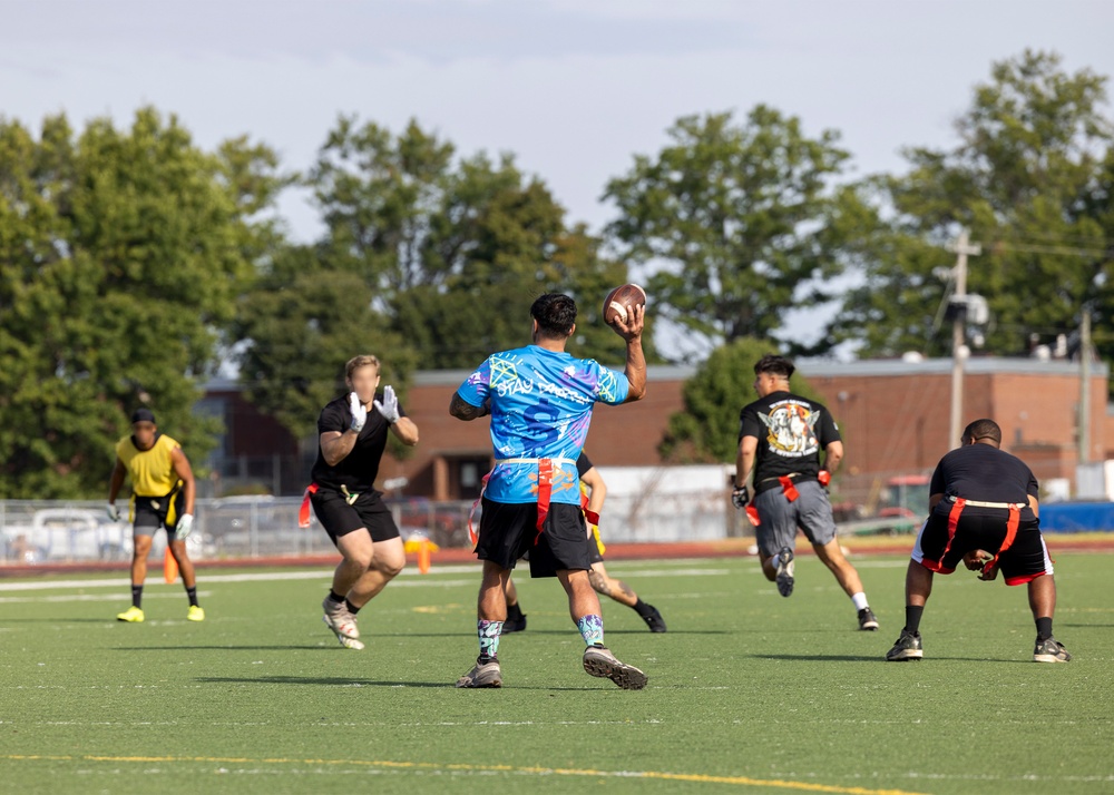 5th SFG(A) Soldiers Compete During 63rd Annual Legion Week Flag Football Tournament