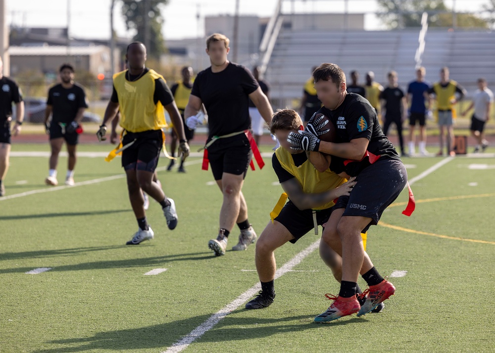 5th SFG(A) Soldiers Compete During 63rd Annual Legion Week Flag Football Tournament