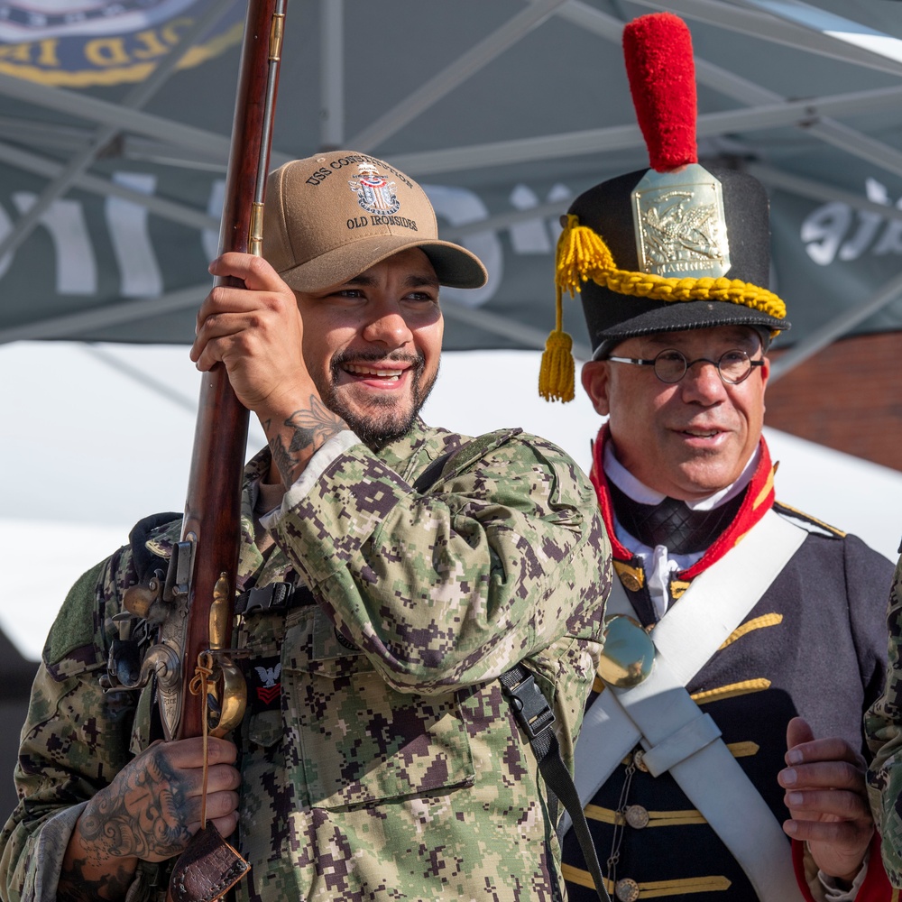 Chief Weeks Aboard USS Constitution