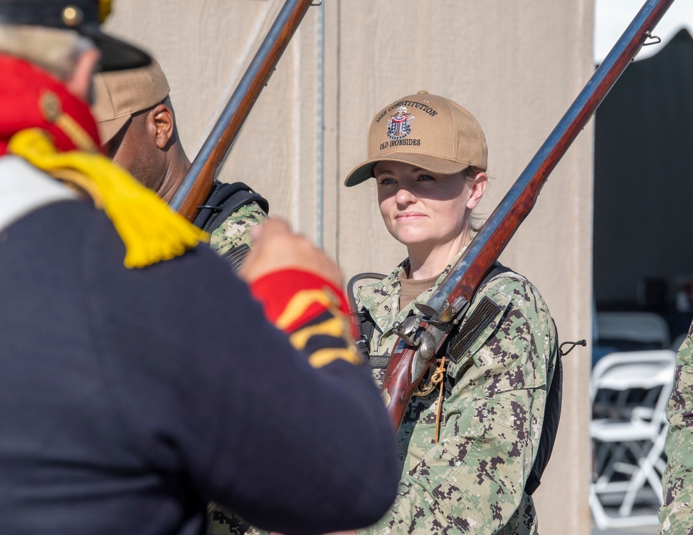 Chief Weeks Aboard USS Constitution