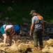 Employees from the U.S. Army Corps of Engineers Louisville District help to relocate mussels at Green River near Brownsville, KY, Sep. 6, 2024.