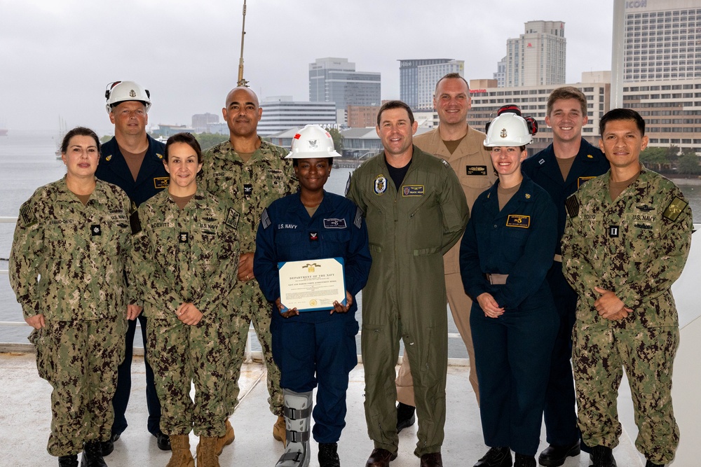 Bataan Sailor named 2024 Danyelle Luckey Sacred Trust Award Winner