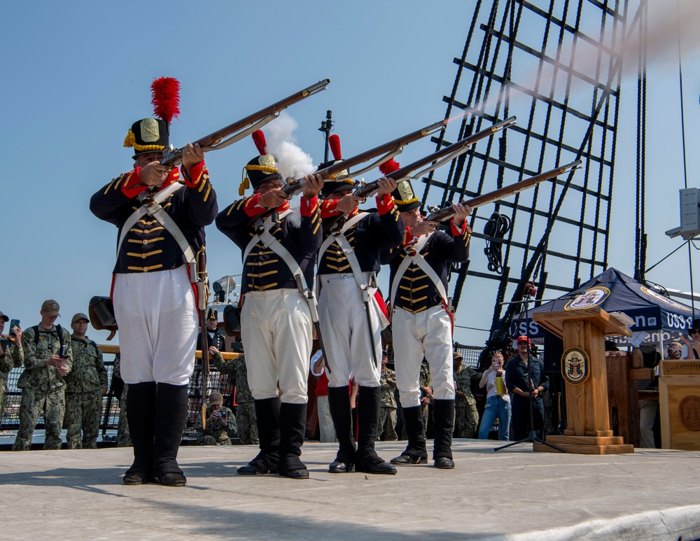 Chief Weeks Aboard USS Constitution