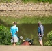 Employees from the U.S. Army Corps of Engineers Louisville District help to relocate mussels at Green River near Brownsville, KY, Sep. 6, 2024