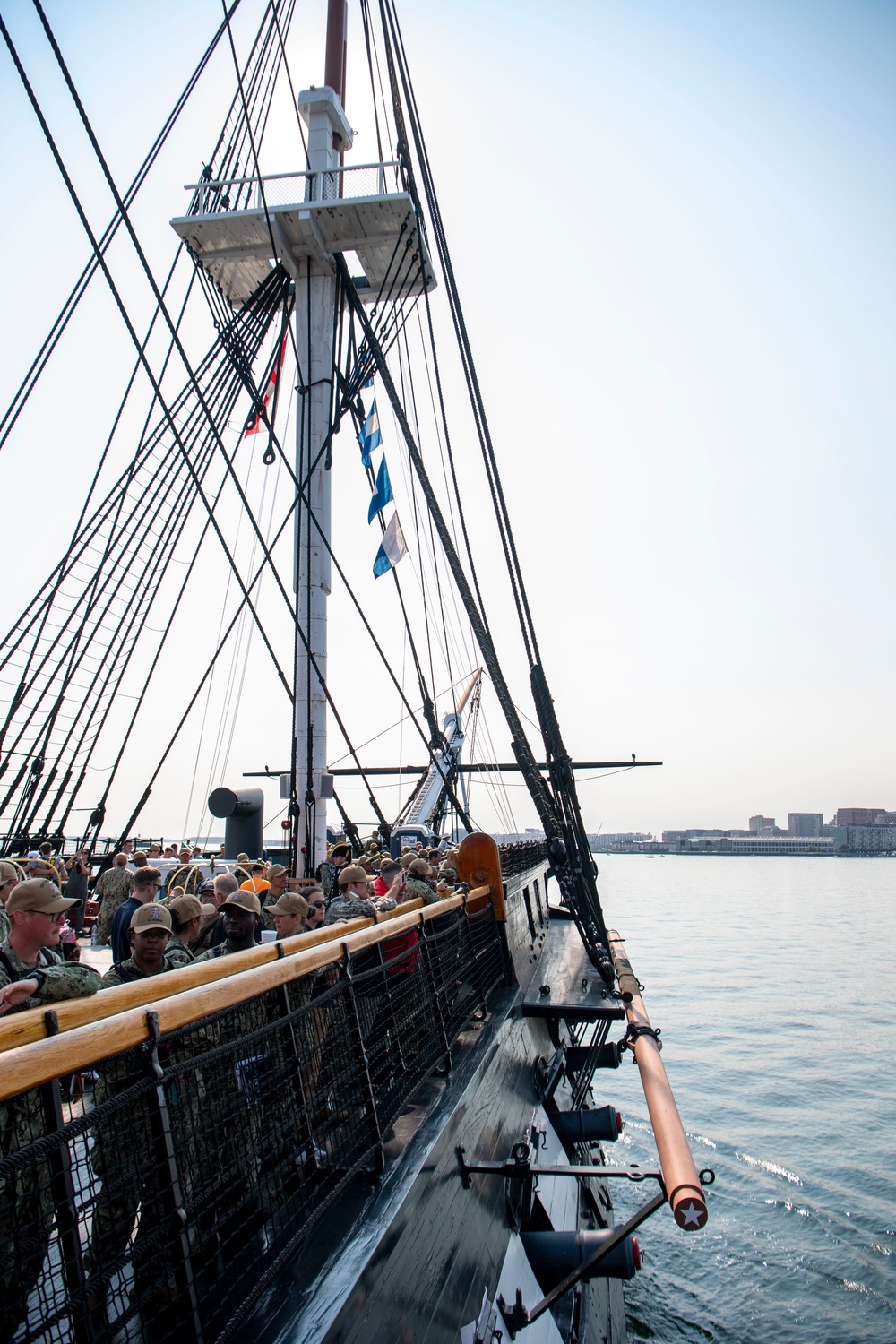 USS Constitution Underway