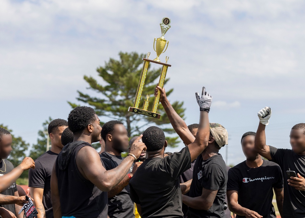 5th SFG(A) Soldiers Compete During 63rd Annual Legion Week Flag Football Tournament