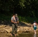Employees from the U.S. Army Corps of Engineers Louisville District help to relocate mussels at Green River near Brownsville, KY, Sep. 6, 2024