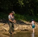 Employees from the U.S. Army Corps of Engineers Louisville District help to relocate mussels at Green River near Brownsville, KY, Sep. 6, 2024