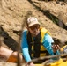 Employees from the U.S. Army Corps of Engineers Louisville District help to relocate mussels at Green River near Brownsville, KY, Sep. 6, 2024