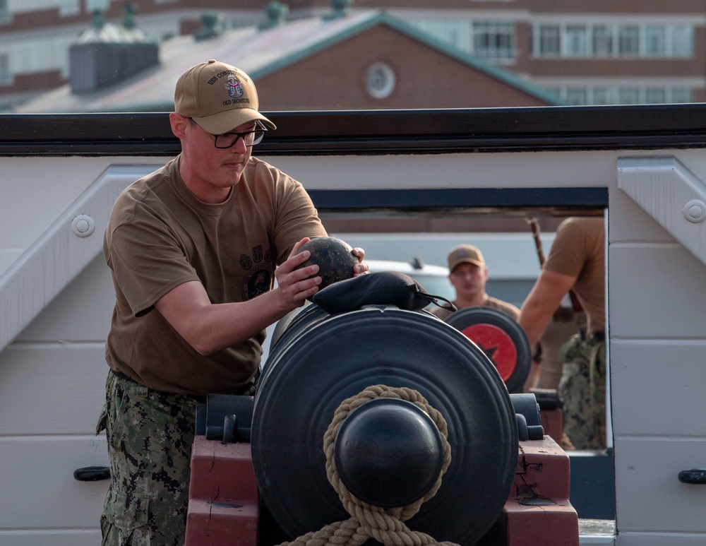 Chief Weeks Aboard USS Constitution