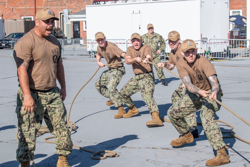 Chief Weeks Aboard USS Constitution