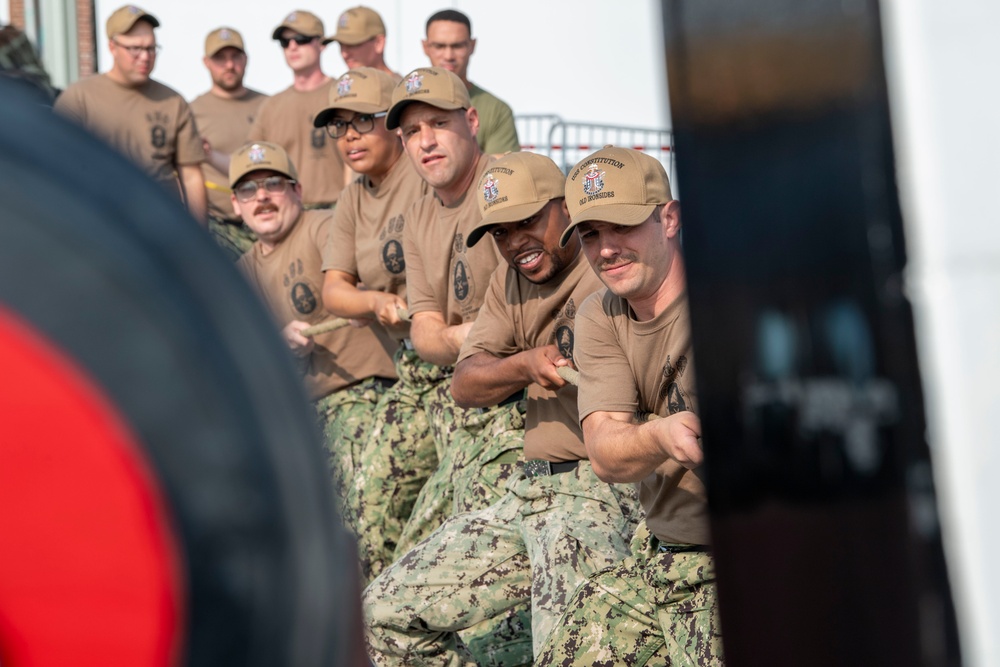 Chief Weeks Aboard USS Constitution