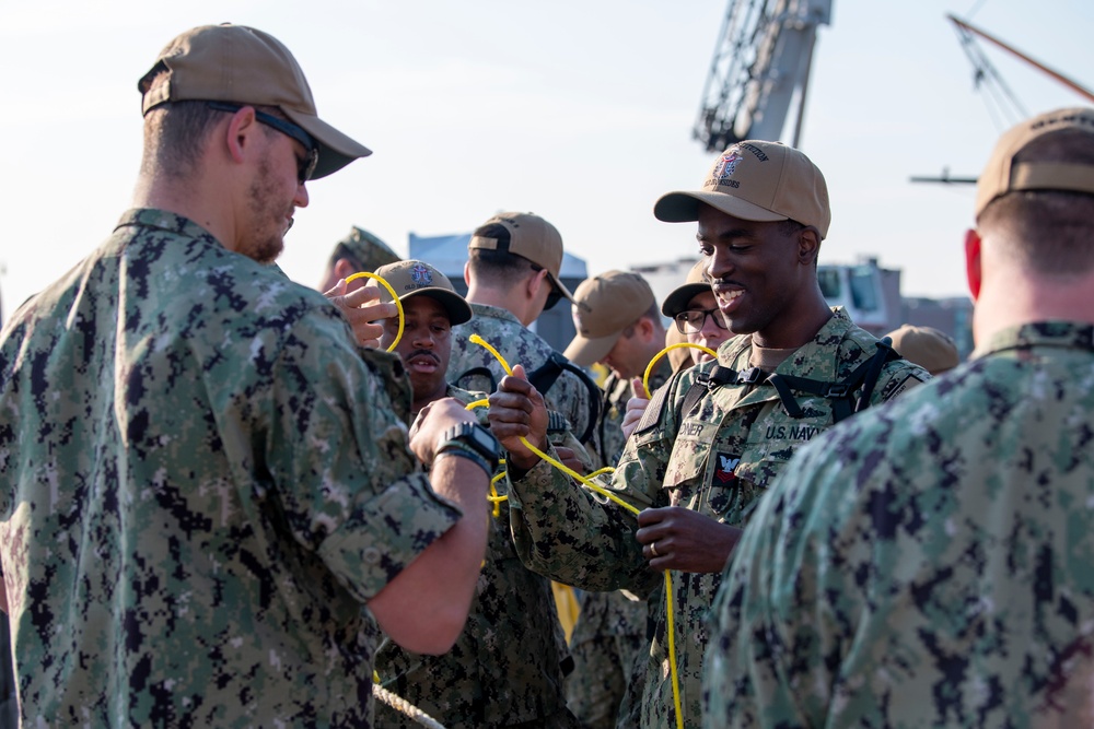 Chief Weeks Aboard USS Constitution