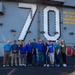 USS Lexington (CV-16) Museum staff tours USS Carl Vinson