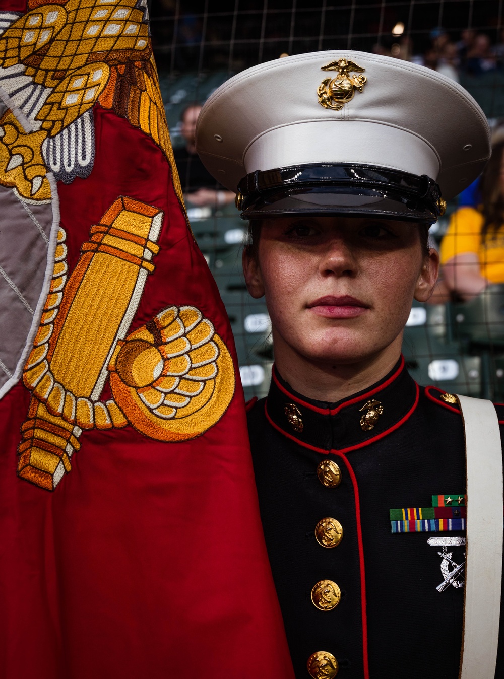 Marine Corps Recruiting Station Milwaukee - Brewers Color Guard