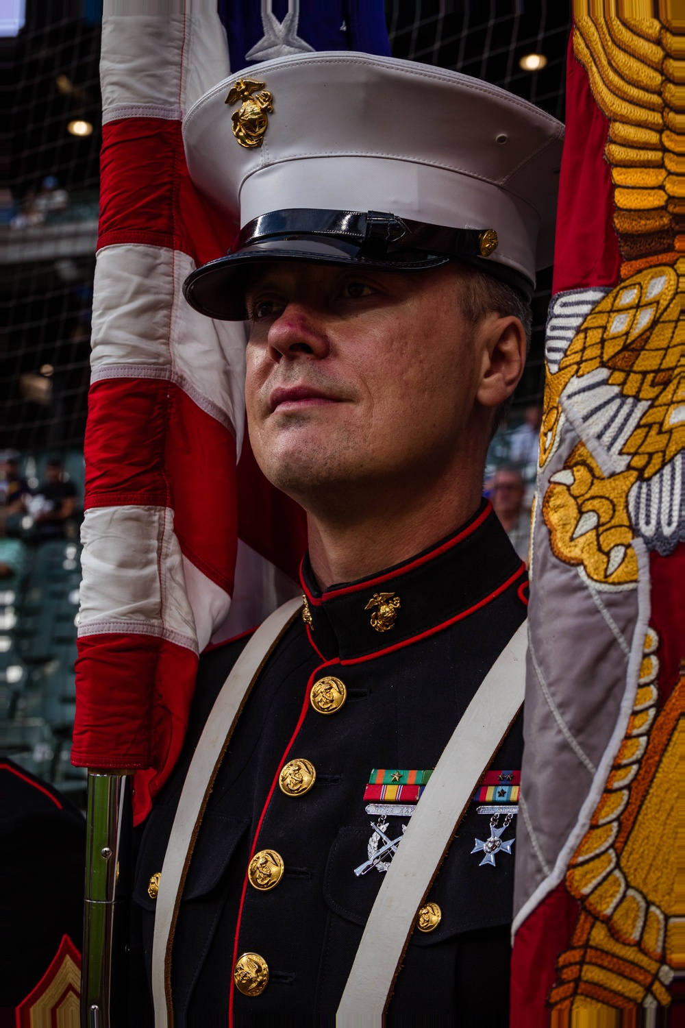 Marine Corps Recruiting Station Milwaukee - Brewers Color Guard