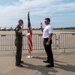 Civilian pilot commissions during airshow