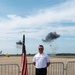 Civilian pilot commissions during airshow