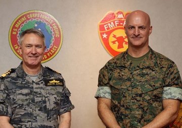 DCOMMARFORPAC meets with Australian DV