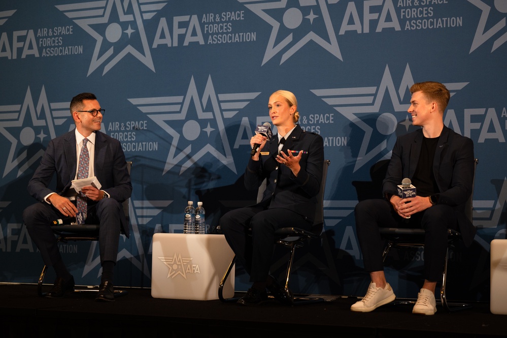 Lt Marsh Challenges Airmen to Tackle Air Force Misconceptions During AFA Panel