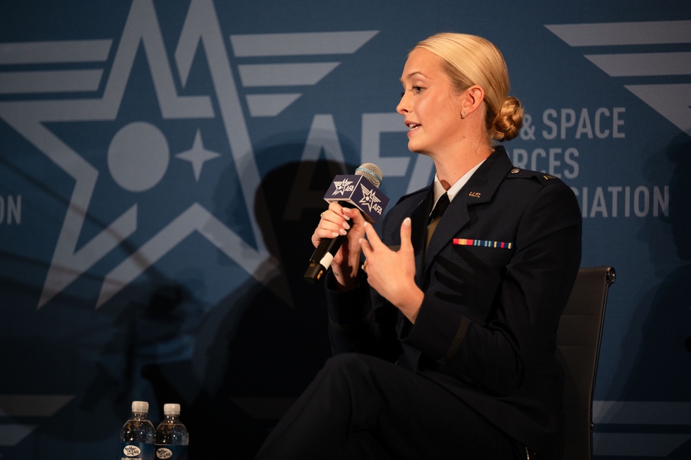 Lt Marsh Challenges Airmen to Tackle Air Force Misconceptions During AFA Panel