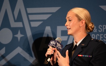 Miss America challenges Airmen to tackle Air Force misconceptions during AFA panel