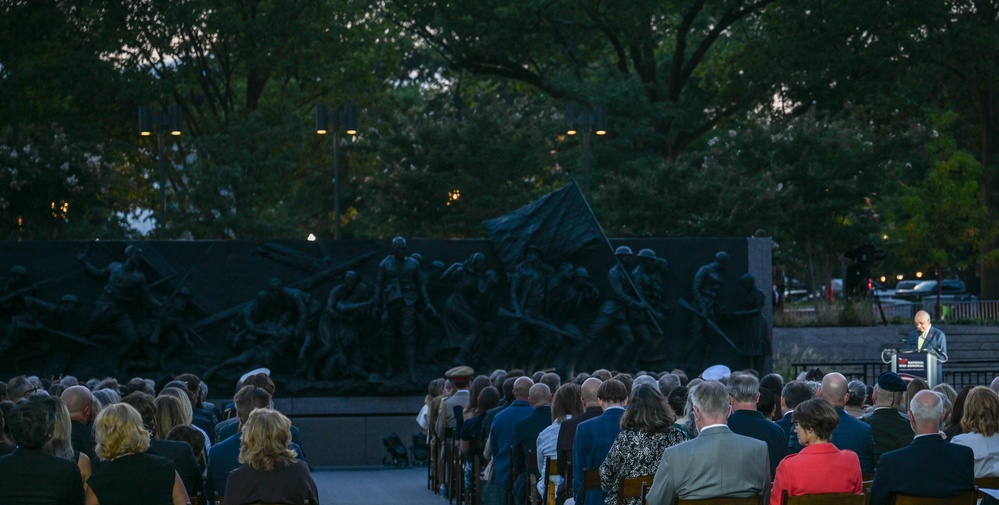 WWI Memorial Illumination Ceremony