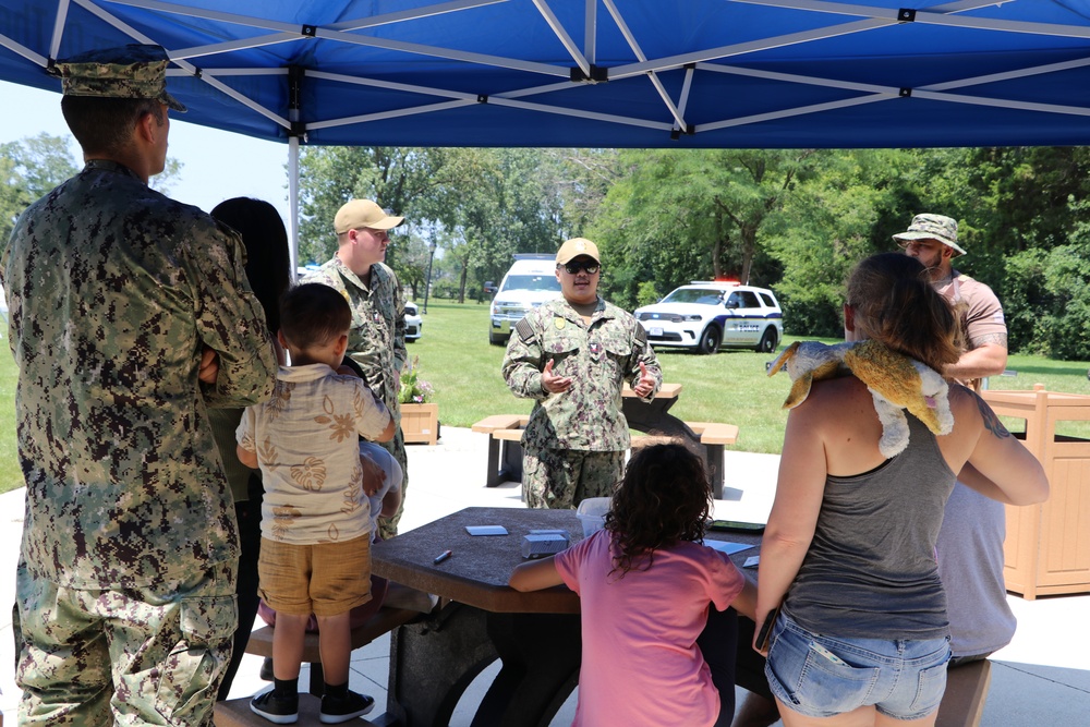 Naval Station Great Lakes Security Provides K9 Demo