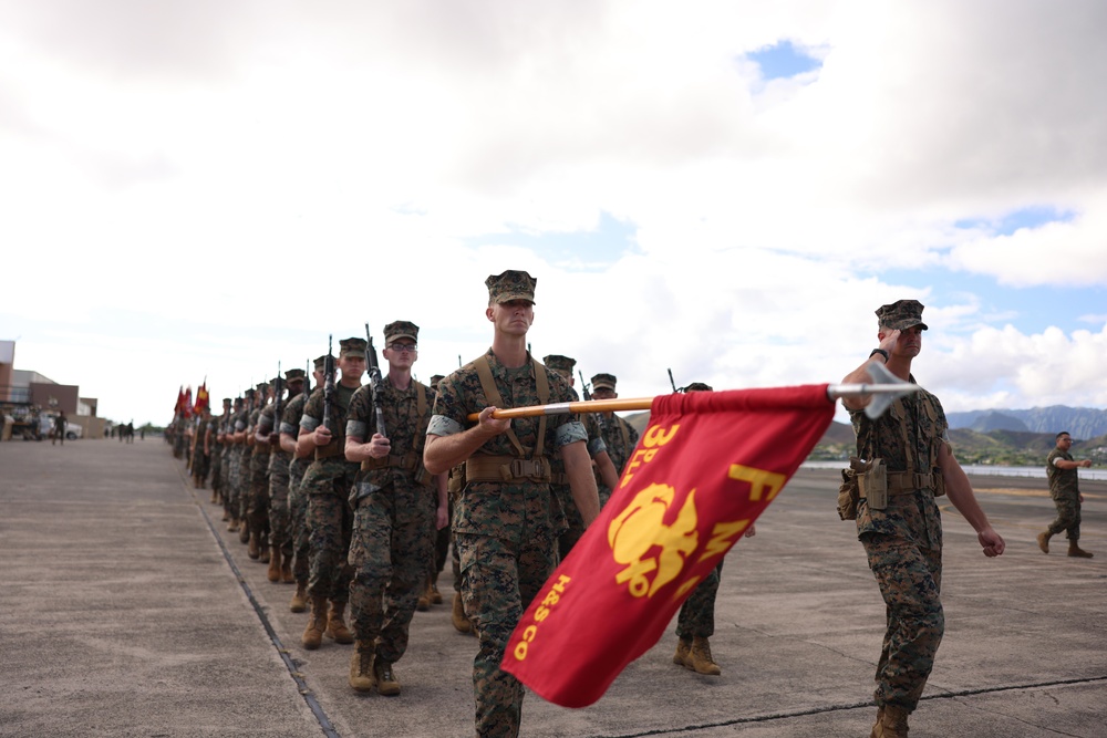 MARFORPAC Change of Command Rehearsal