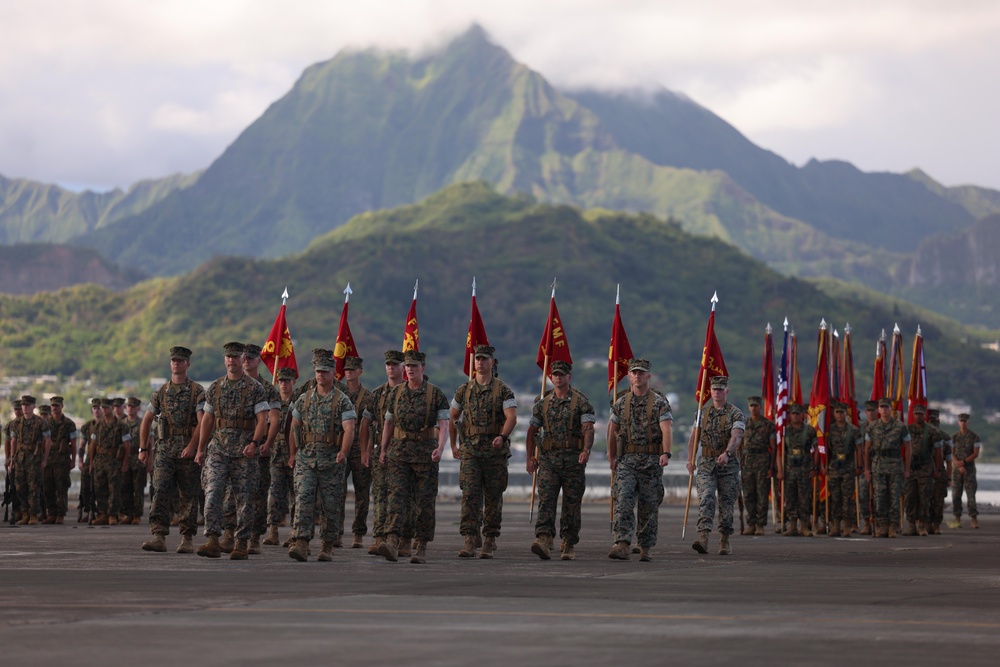 MARFORPAC Change of Command Rehearsal