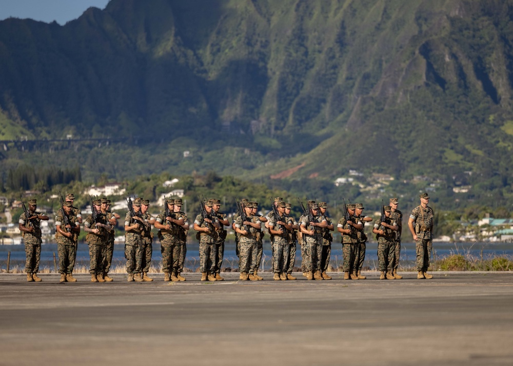 MARFORPAC Change of Command Rehearsal