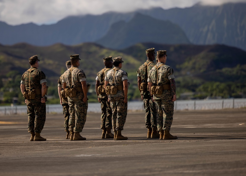 MARFORPAC Change of Command Rehearsal