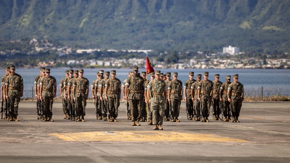 MARFORPAC Change of Command Rehearsal
