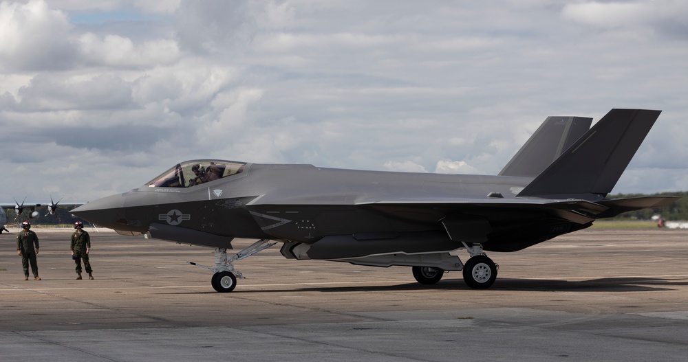 Marine Fighter Attack Squadron (VMFA) 251 receives the Marine Corps' first East Coast based F-35C