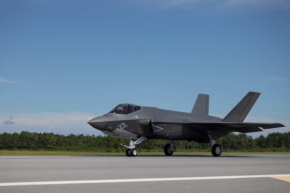 Marine Fighter Attack Squadron (VMFA) 251 receives the Marine Corps' first East Coast based F-35C