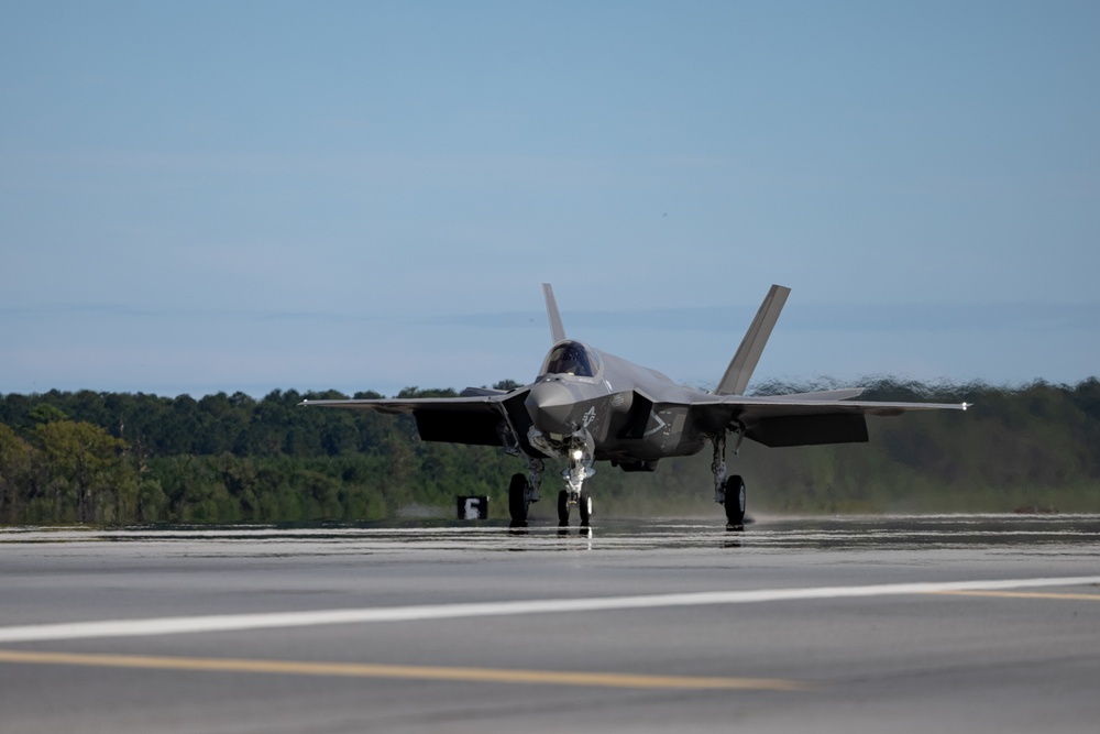 Marine Fighter Attack Squadron (VMFA) 251 receives the Marine Corps' first East Coast based F-35C