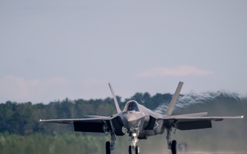 Marine Fighter Attack Squadron (VMFA) 251 receives the Marine Corps' first East Coast based F-35C