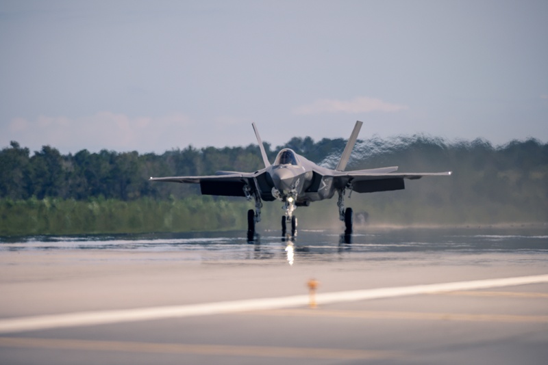 Marine Fighter Attack Squadron (VMFA) 251 receives the Marine Corps' first East Coast based F-35C