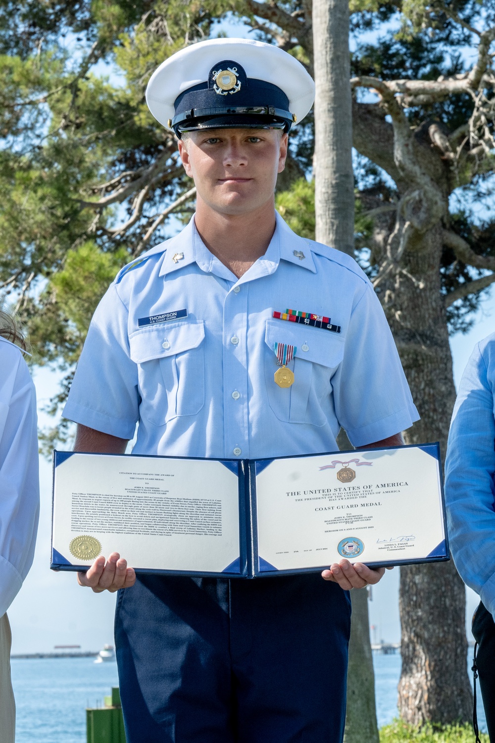 Los Angeles Based Coast Guard member receives Coast Guard Medal