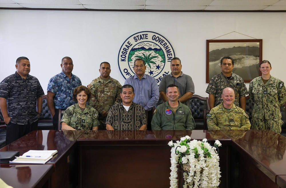 Pacific Partnership 2024-2 Leadership Visits the Governor and Lt. Governor of Kosrae